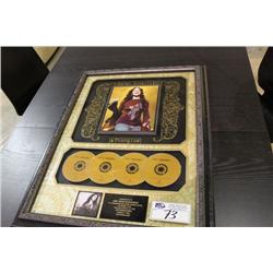 SARAH MCLACHLAN COMMEMORATIVE FRAMED ART