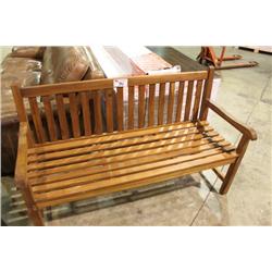 LORD OILED TEAK BENCH