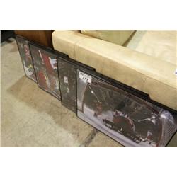 4 FRAMED HOCKEY PICTURES