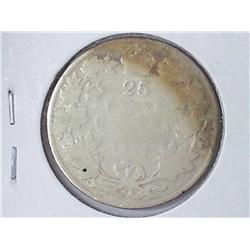 1917 CANADA 25 CENTS (SILVER)