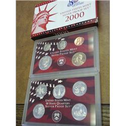 2000 US SILVER PROOF SET