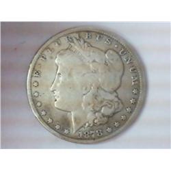 1878-CC MORGAN SILVER DOLLAR