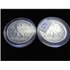 Image 2 : 2-1942 WALKING LIBERTY HALF DOLLARS