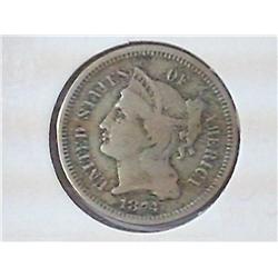 1874 THREE CENT PIECE (NICKEL)