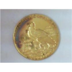 1915 $2 1/2 GOLD INDIAN (UNC)