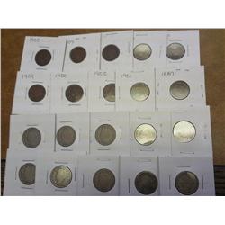 10 INDIAN HEAD CENTS & 10 LIBERTY "V" NICKELS