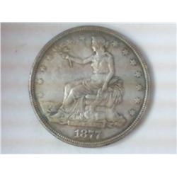 1877 TRADE DOLLAR (AU)