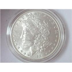 1884-O MORGAN SILVER DOLLAR (UNC)