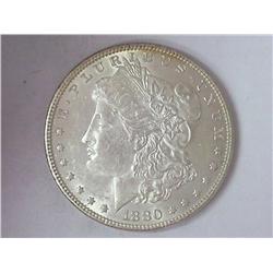 1880 MORGAN SILVER DOLLAR (UNC)