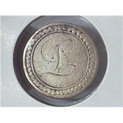 SEATED LIBERTY DIME CUFF LINK LOVE TOKEN