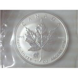 1999 CANADA FIVE DOLLAR SILVER MAPLE LEAF (UNC)