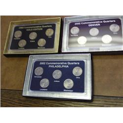 3-2002 STATE QUARTER SETS (UNC)