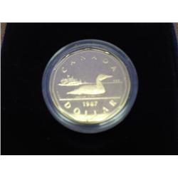 1987 CANADA LOON DOLLAR PROOF