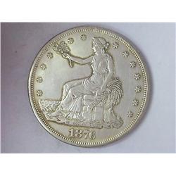 1876-CC TRADE DOLLAR (AU)