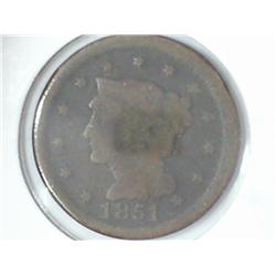 1851 US LARGE CENT