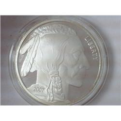 2007 BUFFALO 1 TROY OUNCE .999 FINE SILVER
