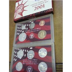 2001 US SILVER PROOF SET BETTER DATE