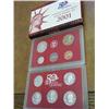 Image 2 : 2001 US SILVER PROOF SET BETTER DATE