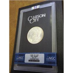 1880 -CC GSA MORGAN SILVER DOLLAR (UNC) NGC MS63