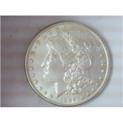 1889 MORGAN SILVER DOLLAR (UNC)