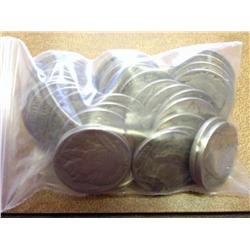 ROLL OF 40 ASSORTED 1920'S BUFFALO NICKELS