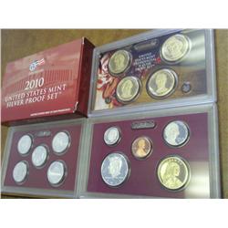 2010 US SILVER PROOF SET 14 COINS