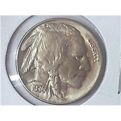 1936-D BUFFALO NICKEL MS64