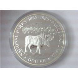 1985 CANADA NATIONAL PARKS $ (PF) .3750 OZ. ASW