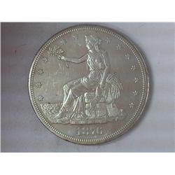1876 TRADE DOLLAR (AU/UNC)