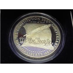1987 US CONSTITUTION SILVER DOLLAR PROOF