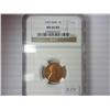 Image 1 : 1967 SMS LINCOLN CENT NGC MS66RD