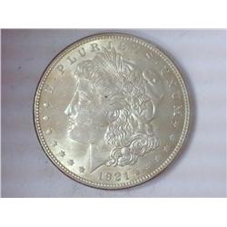 1921 MORGAN SILVER DOLLAR (UNC)