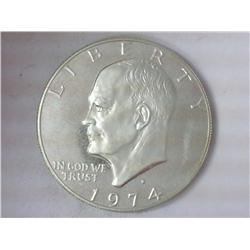 1974-S IKE SILVER DOLLAR PROOF