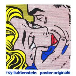 Lichtenstein The Kiss V Serigraph