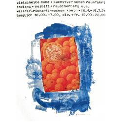 1971 Rauschenberg Oranges Poster