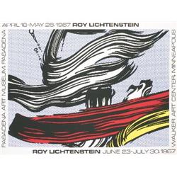 1967 Lichtenstein Brushstrokes Serigraph