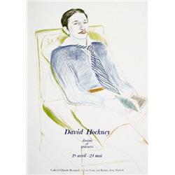 1973 Hockney Jacques de Bascher Poster