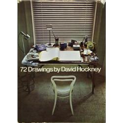 72 Drawings by David Hockney Book