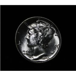 1943-d Liberty Head 'Mercury' Dime 10c Grades choice uncirculated ms63 FSB