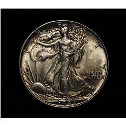 1944-p Walking Liberty Half Dollar 50c Grades Select Uncirculated ms63