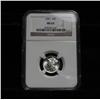 Image 1 : NGC 1941-p Liberty Head 'Mercury' Dime Graded ms65