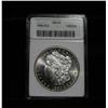 Image 1 : ANACS 1880-s Morgan dollar $1 graded ms64   Stunning.