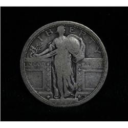 1917-p TY I  Standing Liberty 25c   Grades Good