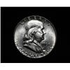 Image 1 : 1950-p Franklin Half Dollar 50c grades ms60