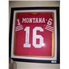 Image 1 : JOE MONTANA HAND SIGNED JERSEY  Custom framed