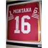 Image 2 : JOE MONTANA HAND SIGNED JERSEY  Custom framed