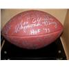 Image 3 : HALL OF FAME FOOTBALL (W/ mounted Memories tag)  Football Includes 15 HOF Player Signatures