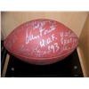 Image 4 : HALL OF FAME FOOTBALL (W/ mounted Memories tag)  Football Includes 15 HOF Player Signatures