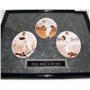 Image 1 : Custom Framed Signed Photo of Mickey Mantle,  Duke Snider, and Willie Mays.