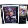 Image 1 : Dale Earnhardt Signed Photo and Signed Card. Museum Mounted.
